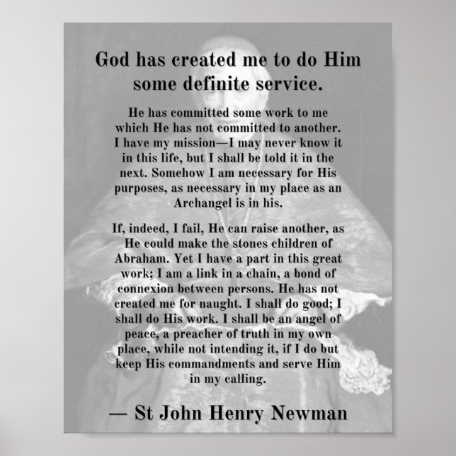 Newman Purpose Print (Front)