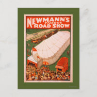 Newmann's Famous Magic Road Tent Show Poster