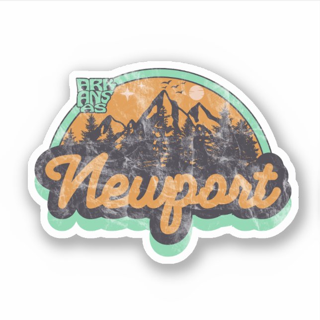 Newport, Arkansas  Sticker (Front)