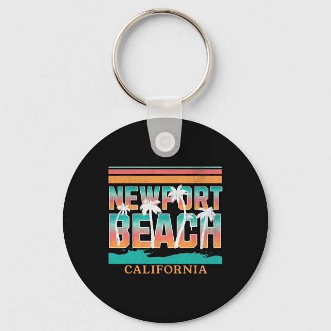 Newport Beach _3  Key Ring (Front)