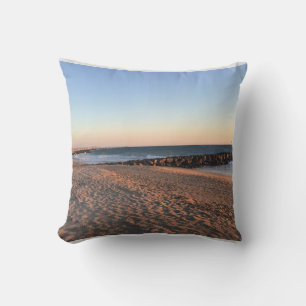 Newport Beach at Sunset, California Cushion