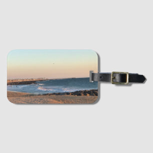 Newport Beach at Sunset, California Luggage Tag