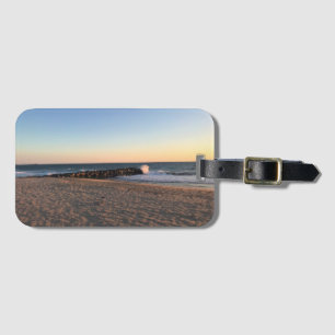 Newport Beach at Sunset, California Luggage Tag