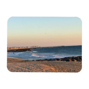 Newport Beach at Sunset, California Magnet