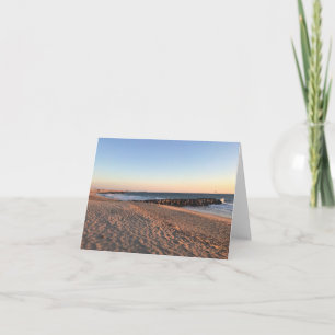 Newport Beach at Sunset, California Thank You Card