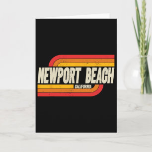 Newport Beach California Ca City Vintage Card