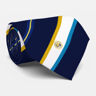 Newport Beach (California) city flag Neck Tie