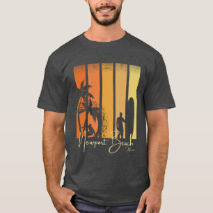Newport Beach California Surfing T-Shirt