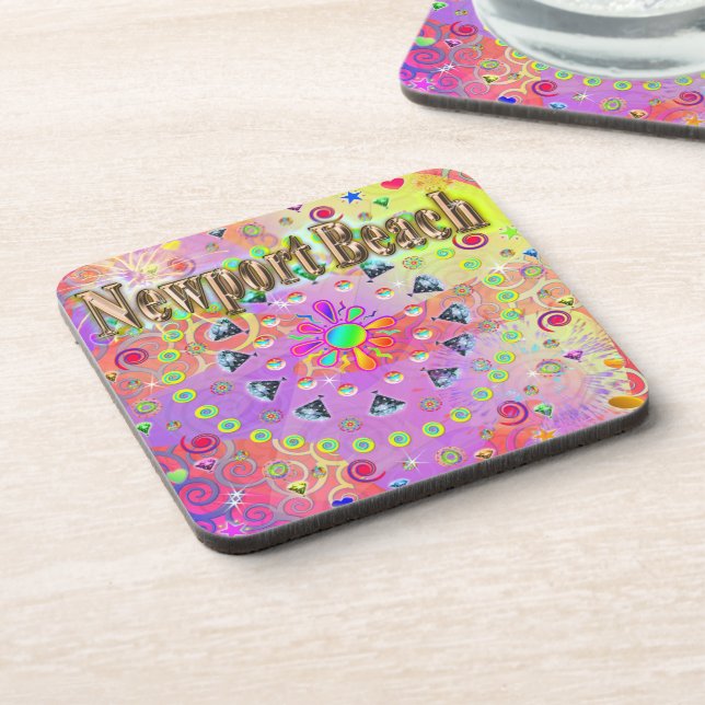 Newport Beach Lucky Golden Coaster (Left Side)