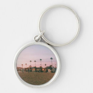 Newport Beach Pastel Sunset Key Ring