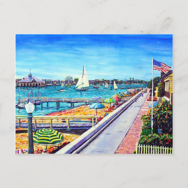 Newport Beach Postcard (Front)
