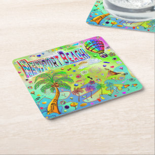 Newport Beach Timeless Melody Coaster