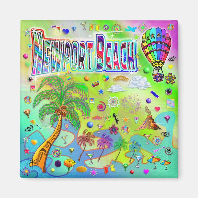 Newport Beach Timeless Melody Magnet (Front)