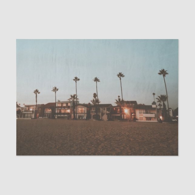 Newport Beach  Tissue Paper (Front)