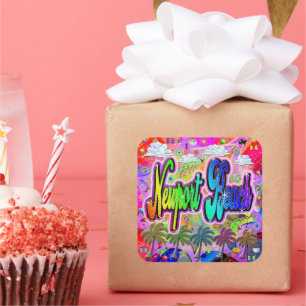 Newport Beach Vista Express Sticker