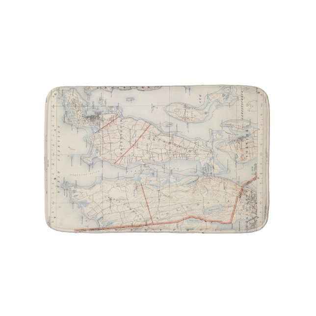 Newport County, Rhode Island Bath Mat (Front)