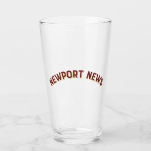 Newport News, Virginia Vintage Arch Glass