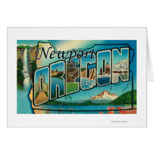 Newport, Oregon - Large Letter Scenes