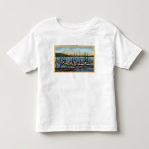 Newport, Oregon - Salmon Fishing Fleet in Yaquin Toddler T-Shirt