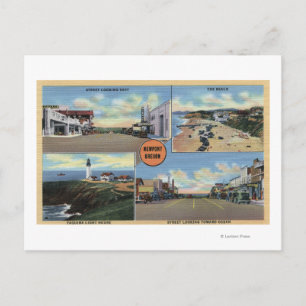 Newport, Oregon - Yaquina Lighthouse, Main Postcard