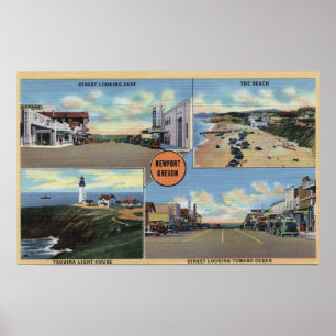 Newport, Oregon - Yaquina Lighthouse, Main Poster