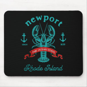 Newport Rhode Island Lobster Fishing Vacation Beac Mouse Pad