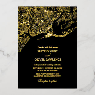 Newport Rhode Island Map golden Wedding 