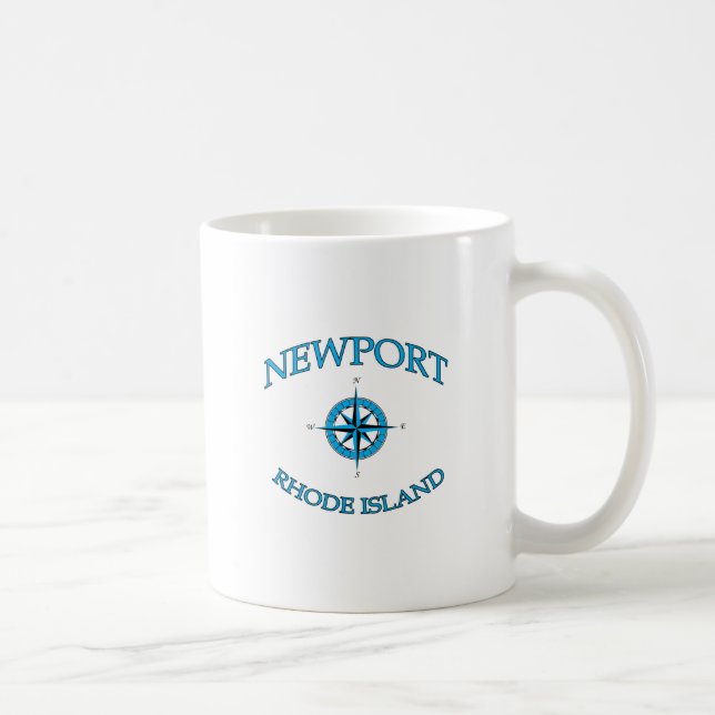 Newport Rhode Island Nautical Coffee Mug (Right)
