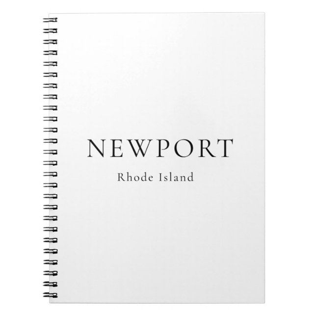 Newport Rhode Island Notebook  (Front)