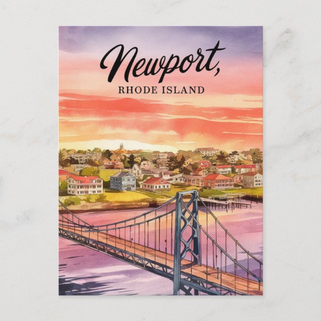 Newport, Rhode Island painting Postcard (Front)