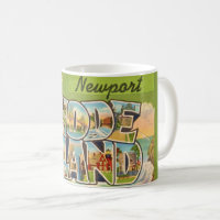 Newport Rhode Island Postcard Mug