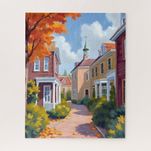 Newport Rhode Island Watercolor Jigsaw Puzzle