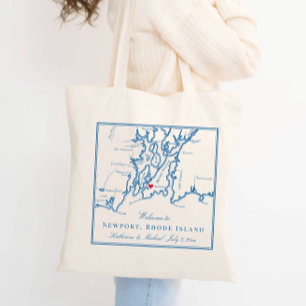 Newport Rhode Island Wedding Welcome Tote Bag