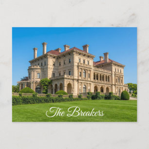 Newport RI Breakers Mansion Rhode Island Postcard