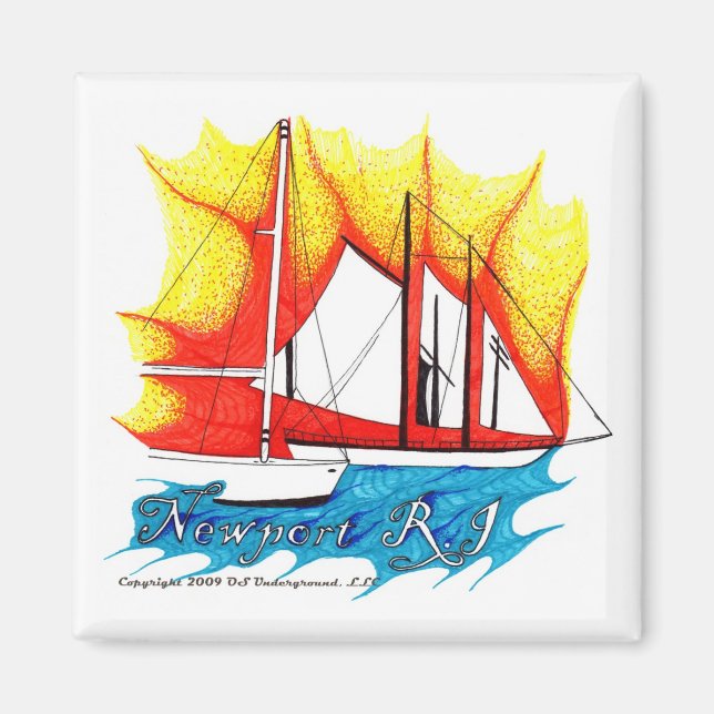 Newport  RI Magnet (Front)