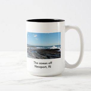 Newport, RI Two-Tone Coffee Mug