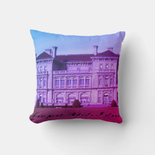 Newport, RI Waterfront Cliff Walk Estate Cushion