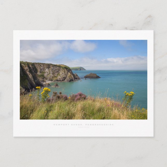 Newport Sands, Pembrokeshire Postcard (Front)
