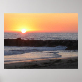 Newport Sunset Poster