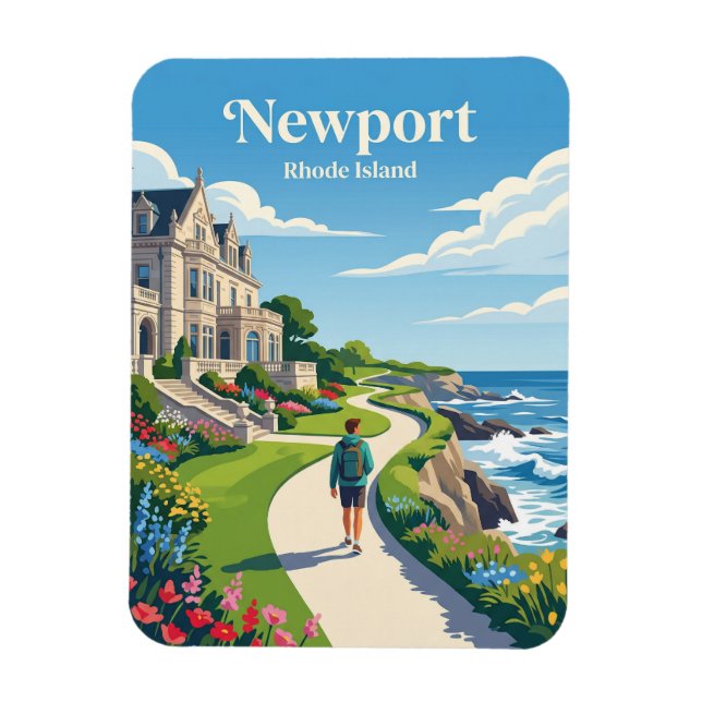 Newport USA Magnet (Vertical)