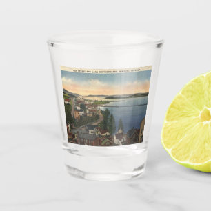 Newport VT Lake Memphremagog 1940s Vintage Style Shot Glass