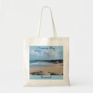 Newquay Bay Beaches Cornwall England Tote Bag