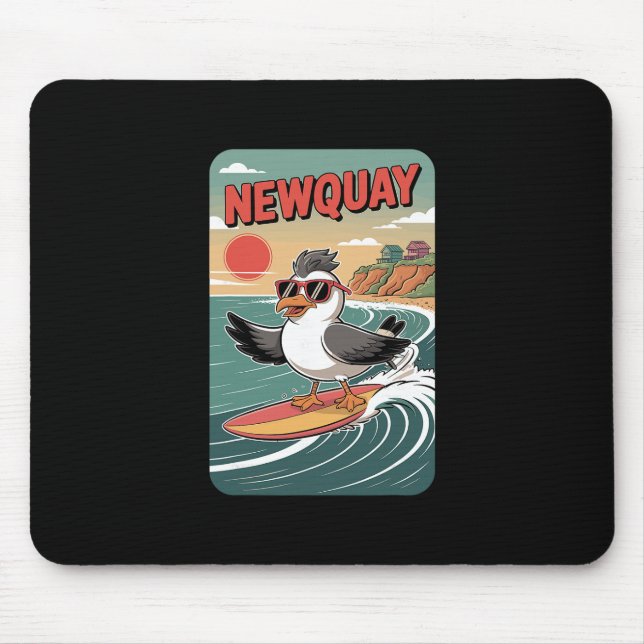 Newquay Beach Vibes  Mouse Pad (Front)