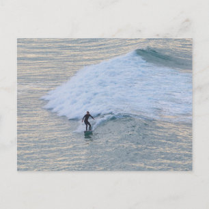 Newquay Cornwall Surfer Holiday Postcard