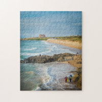 Newquay Fistral Beach at Sunset