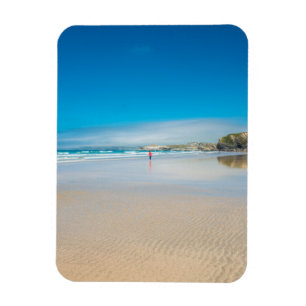 Newquay on the north Cornish Coast. England. UK. Magnet