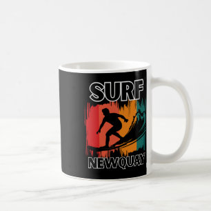Newquay Surf Retro Cornwall Surfing And Beach Vibe Coffee Mug