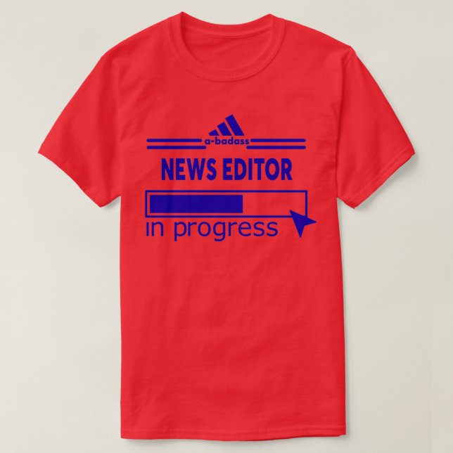 NEWS EDITOR 3 T-Shirt (Design Front)