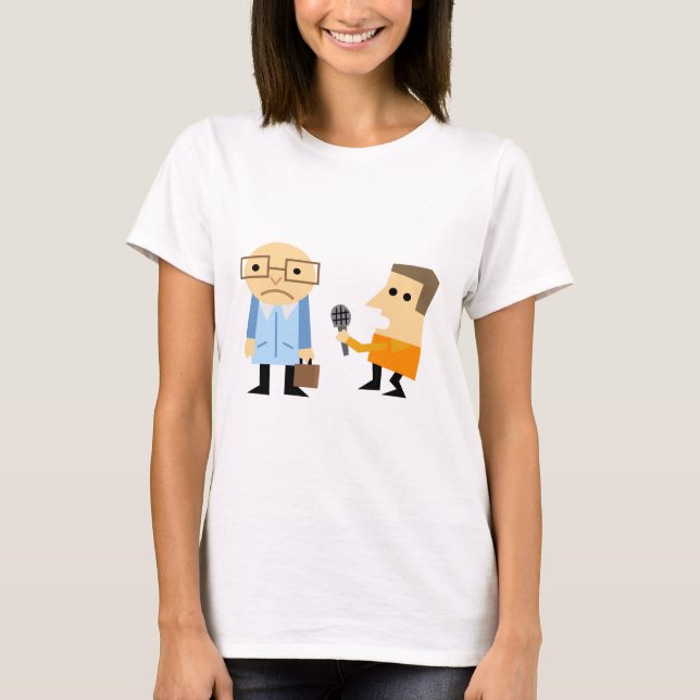 News Interview T-Shirt (Front)