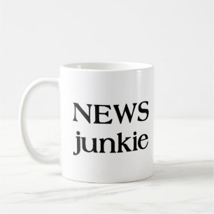 news junkie keychain coffee mug